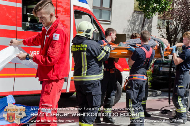 20170728 Türöffnung mit Personenrettung in Baden   Foto: © FF Baden-Stadt/Kerstin Stosch