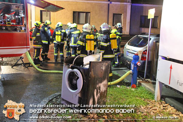 20170810 Kellerbrand in Weissenbach a.d.Triesting während der Unwetterfront über dem Bezirk Baden  Foto: ASB ÖA Markus Hackl