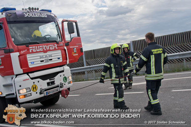 20170820 Frontalzusammenstoß Wohnmobil gegen Pkw auf der LB17 zwischen Sollenau und Günselsdorf/Schönau Foto: © Stefan Schneider BFK Baden 20170820 Frontalzusammenstoß Wohnmobil gegen Pkw auf der LB17 zwischen Sollenau und Günselsdorf/Schönau Foto: © Stefan Schneider BFK Baden