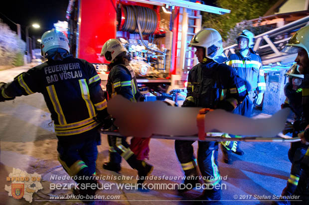 20170915 Wohnhausbrand in Gainfarn  Foto: © Stefan Schneider BFK BADEN
