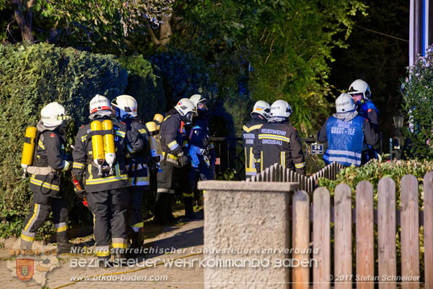 20170915 Wohnhausbrand in Gainfarn  Foto: © Stefan Schneider BFK BADEN