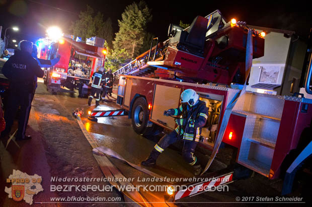 20170915 Wohnhausbrand in Gainfarn  Foto: © Stefan Schneider BFK BADEN