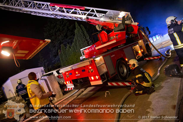 20170915 Wohnhausbrand in Gainfarn  Foto: © Stefan Schneider BFK BADEN