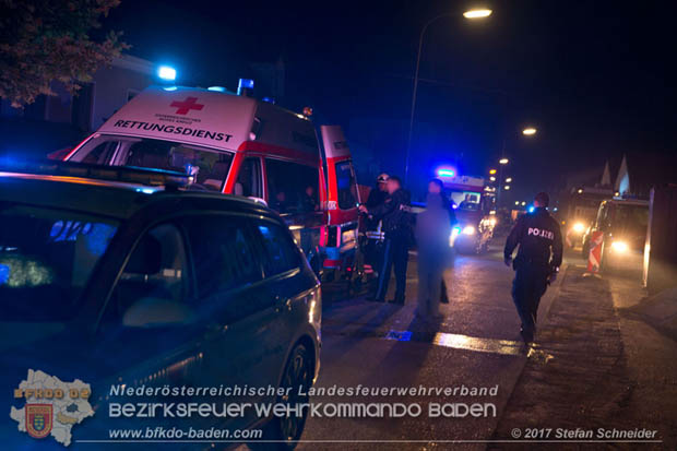 20170915 Wohnhausbrand in Gainfarn  Foto: © Stefan Schneider BFK BADEN