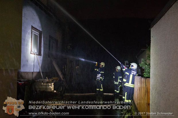 20170915 Wohnhausbrand in Gainfarn  Foto: © Stefan Schneider BFK BADEN