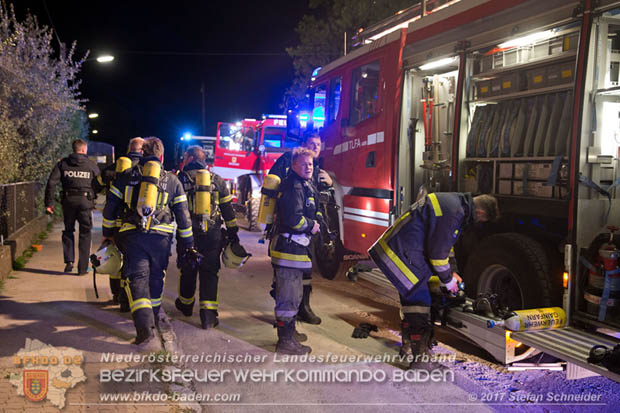 20170915 Wohnhausbrand in Gainfarn  Foto: © Stefan Schneider BFK BADEN