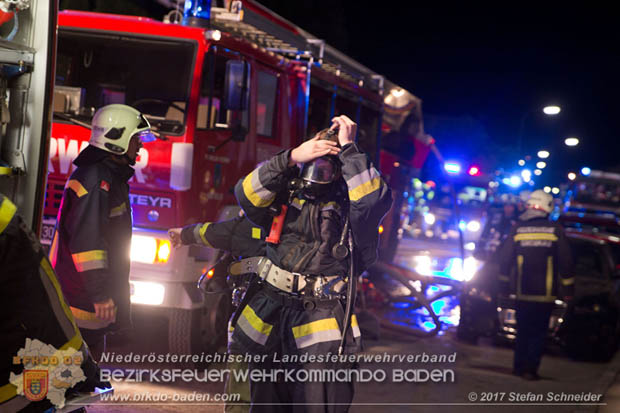 20170915 Wohnhausbrand in Gainfarn  Foto: © Stefan Schneider BFK BADEN