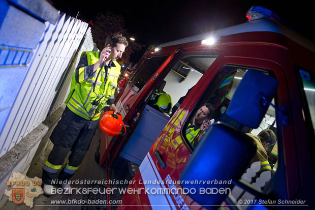 20170915 Wohnhausbrand in Gainfarn  Foto: © Stefan Schneider BFK BADEN