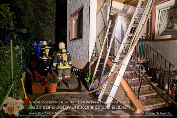 20170915 Wohnhausbrand in Gainfarn  Foto: © Stefan Schneider BFK BADEN