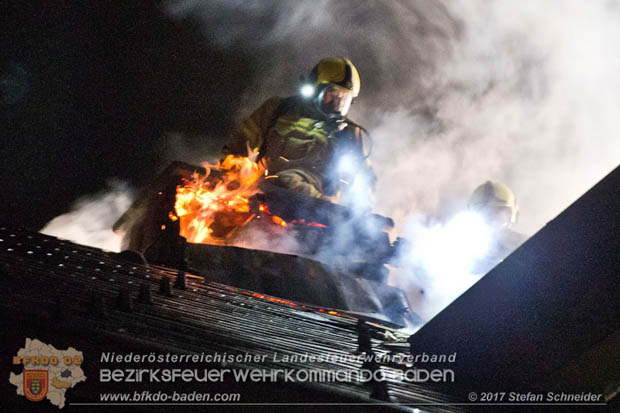 20170915 Wohnhausbrand in Gainfarn  Foto: © Stefan Schneider BFK BADEN