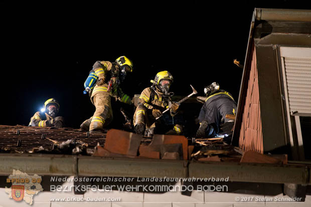 20170915 Wohnhausbrand in Gainfarn  Foto: © Stefan Schneider BFK BADEN