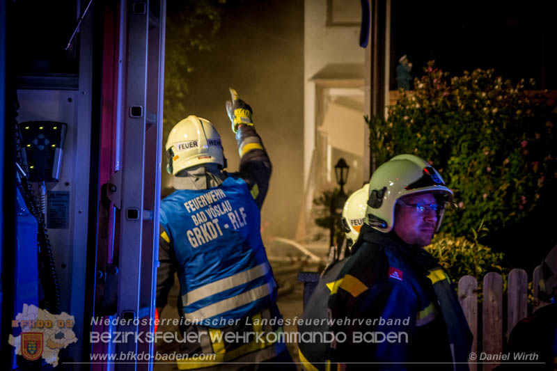 20170915 Wohnhausbrand in Gainfarn  Foto: © Daniel Wirth FF Stadt Bad Vöslau