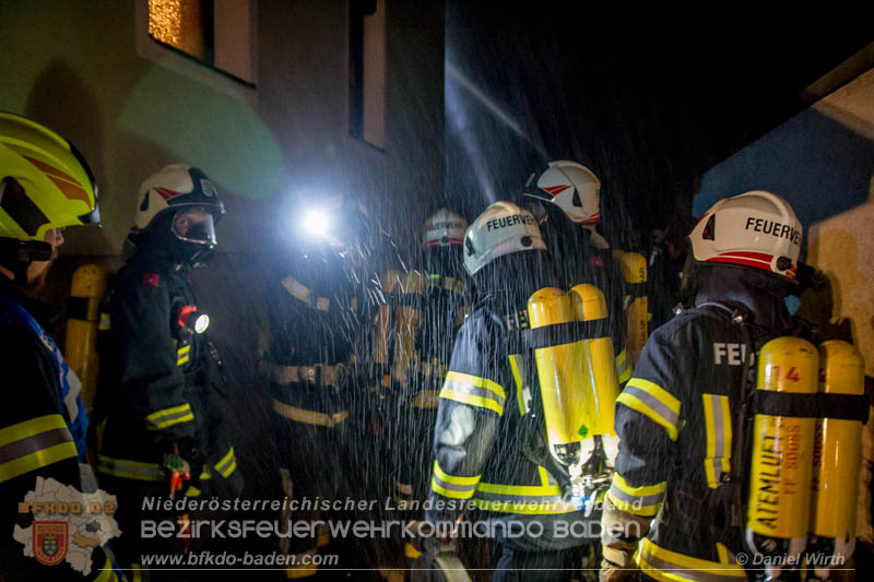 20170915 Wohnhausbrand in Gainfarn Foto: © Daniel Wirth FF Stadt Bad Vöslau