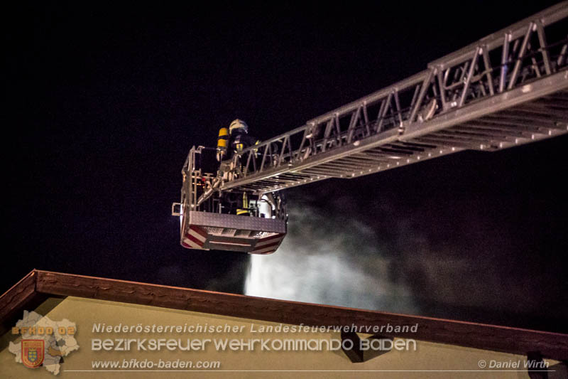 20170915 Wohnhausbrand in Gainfarn Foto: © Daniel Wirth FF Stadt Bad Vöslau