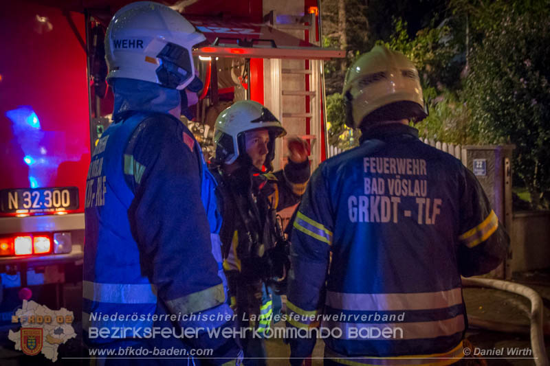 20170915 Wohnhausbrand in Gainfarn Foto: © Daniel Wirth FF Stadt Bad Vöslau
