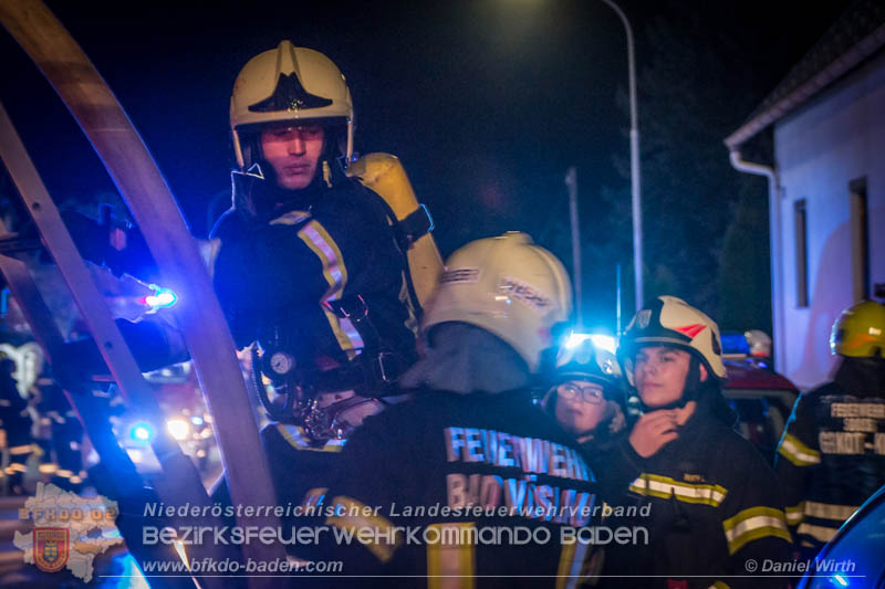 20170915 Wohnhausbrand in Gainfarn Foto: © Daniel Wirth FF Stadt Bad Vöslau
