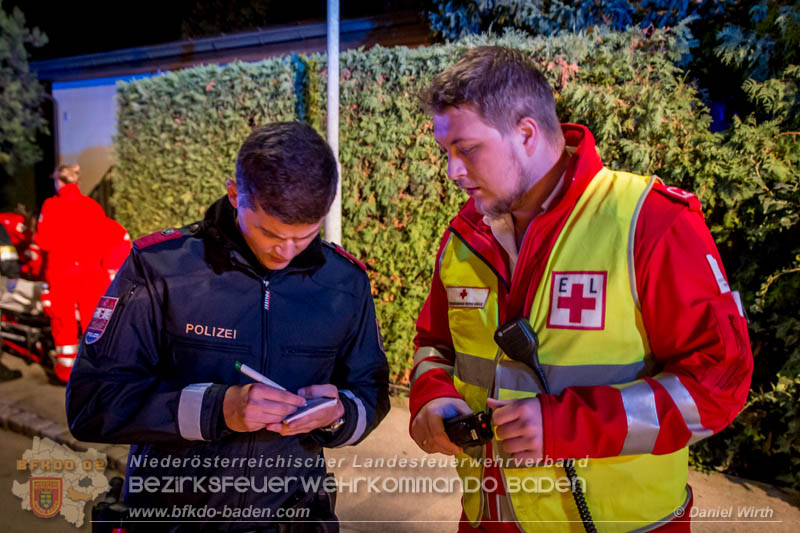 20170915 Wohnhausbrand in Gainfarn Foto: © Daniel Wirth FF Stadt Bad Vöslau