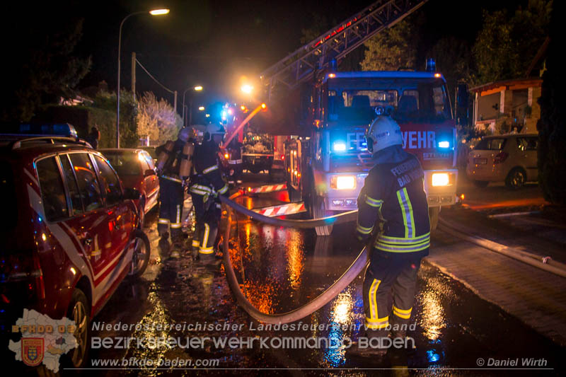 20170915 Wohnhausbrand in Gainfarn Foto: © Daniel Wirth FF Stadt Bad Vöslau