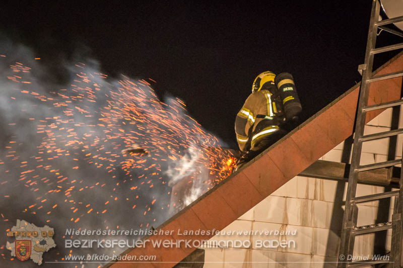 20170915 Wohnhausbrand in Gainfarn Foto: © Daniel Wirth FF Stadt Bad Vöslau