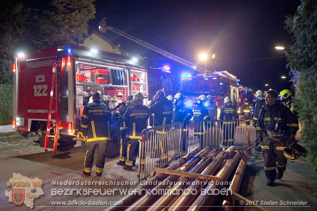 20170915 Wohnhausbrand in Gainfarn  Foto: © Stefan Schneider BFK BADEN