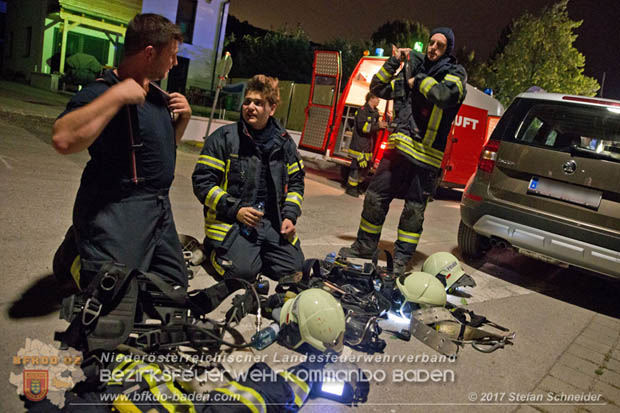 20170915 Wohnhausbrand in Gainfarn  Foto: © Stefan Schneider BFK BADEN