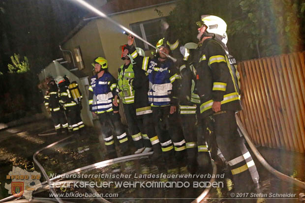 20170915 Wohnhausbrand in Gainfarn  Foto: © Stefan Schneider BFK BADEN