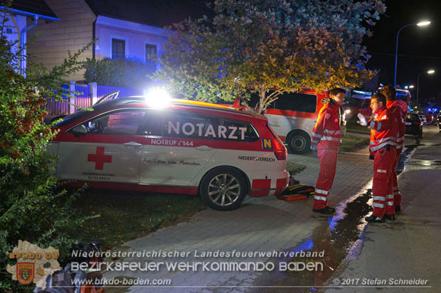 20170915 Wohnhausbrand in Gainfarn  Foto: © Stefan Schneider BFK BADEN