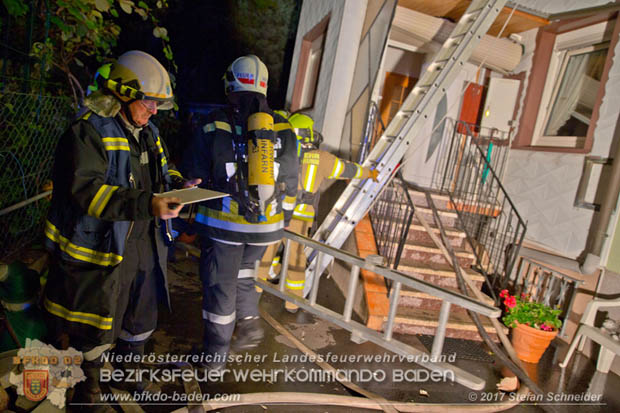 20170915 Wohnhausbrand in Gainfarn  Foto: © Stefan Schneider BFK BADEN
