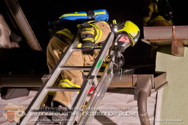 20170915 Wohnhausbrand in Gainfarn  Foto: © Stefan Schneider BFK BADEN