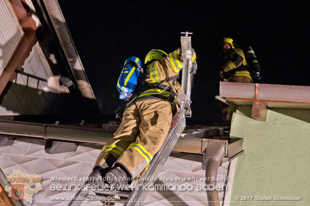 20170915 Wohnhausbrand in Gainfarn  Foto: © Stefan Schneider BFK BADEN