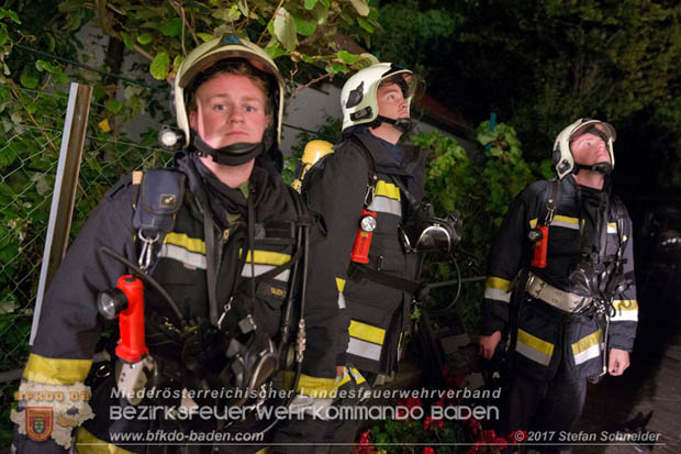 20170915 Wohnhausbrand in Gainfarn  Foto: © Stefan Schneider BFK BADEN