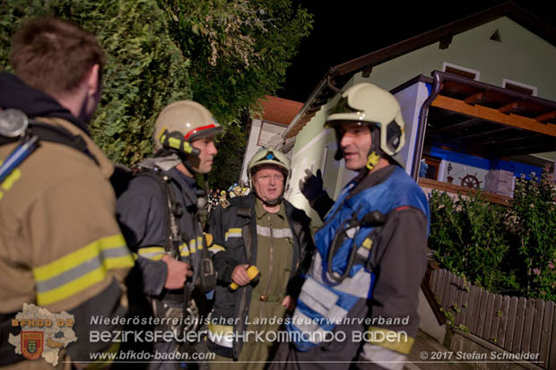 20170915 Wohnhausbrand in Gainfarn  Foto: © Stefan Schneider BFK BADEN