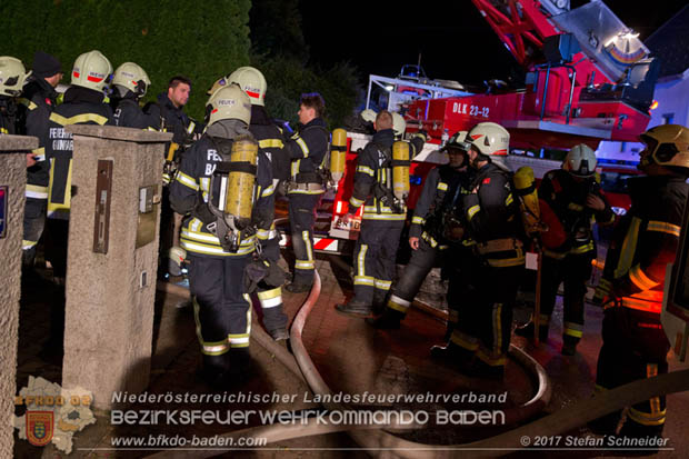 20170915 Wohnhausbrand in Gainfarn  Foto: © Stefan Schneider BFK BADEN