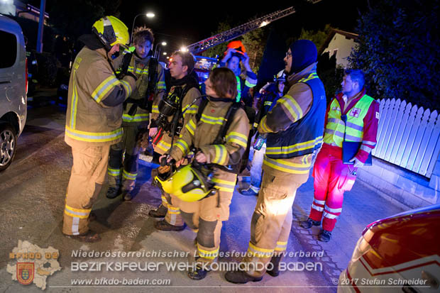 20170915 Wohnhausbrand in Gainfarn  Foto: © Stefan Schneider BFK BADEN