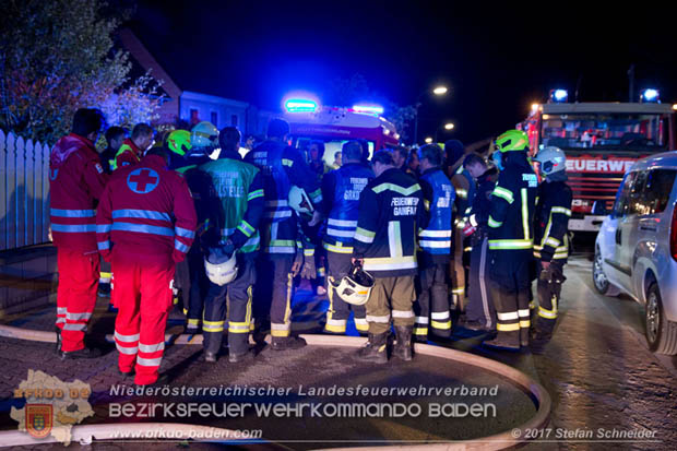 20170915 Wohnhausbrand in Gainfarn  Foto: © Stefan Schneider BFK BADEN