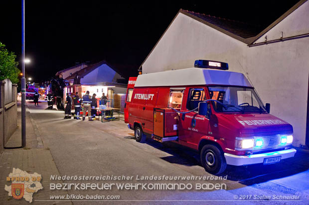 20170915 Wohnhausbrand in Gainfarn  Foto: © Stefan Schneider BFK BADEN