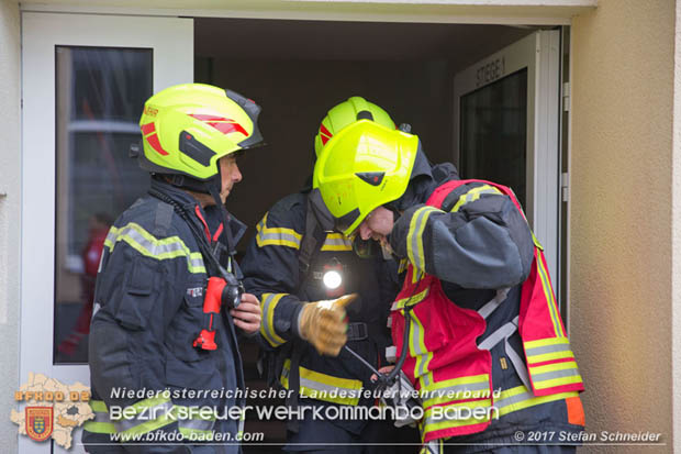 20170917 Wohnungsbrand im Ortsteil Baden Weikersdorf  Foto: © Stefan Schneider BFK BADEN