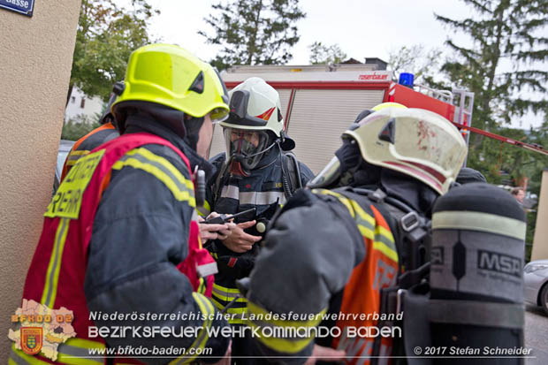 20170917 Wohnungsbrand im Ortsteil Baden Weikersdorf  Foto: © Stefan Schneider BFK BADEN