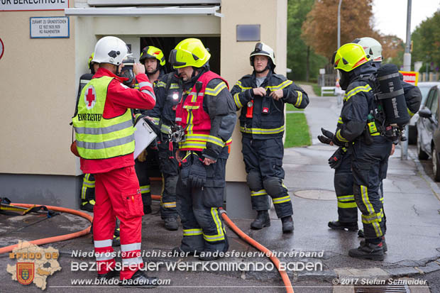 20170917 Wohnungsbrand im Ortsteil Baden Weikersdorf  Foto: © Stefan Schneider BFK BADEN