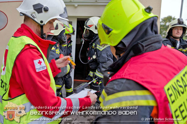 20170917 Wohnungsbrand im Ortsteil Baden Weikersdorf  Foto: © Stefan Schneider BFK BADEN