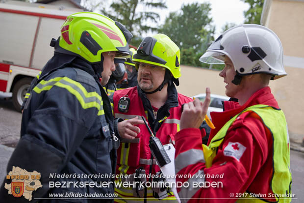 20170917 Wohnungsbrand im Ortsteil Baden Weikersdorf  Foto: © Stefan Schneider BFK BADEN