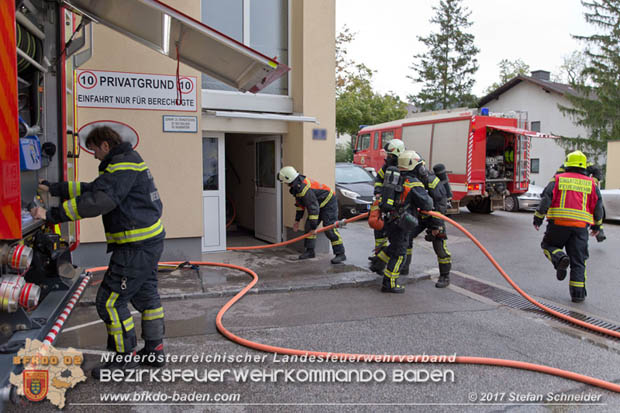 20170917 Wohnungsbrand im Ortsteil Baden Weikersdorf  Foto: © Stefan Schneider BFK BADEN
