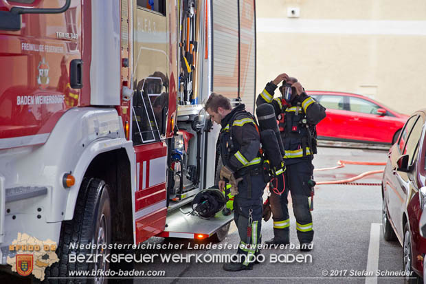 20170917 Wohnungsbrand im Ortsteil Baden Weikersdorf  Foto: © Stefan Schneider BFK BADEN