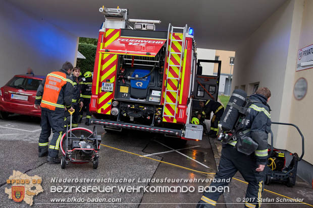 20170917 Wohnungsbrand im Ortsteil Baden Weikersdorf  Foto: © Stefan Schneider BFK BADEN