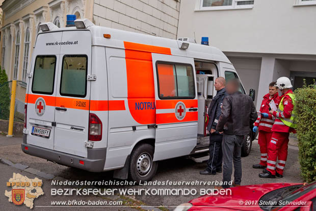 20170917 Wohnungsbrand im Ortsteil Baden Weikersdorf  Foto: © Stefan Schneider BFK BADEN