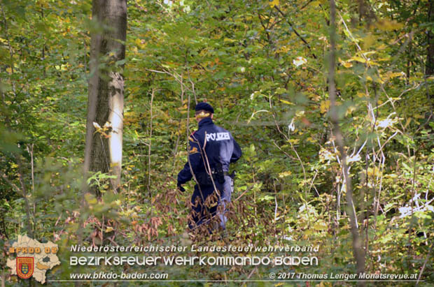 20171013 Grossangelegte Personensuche nach 29-jaehigen Vermissten in Enzesfeld-Lindabrunn  Foto: © Thomas Lenger Monatsrevue.at