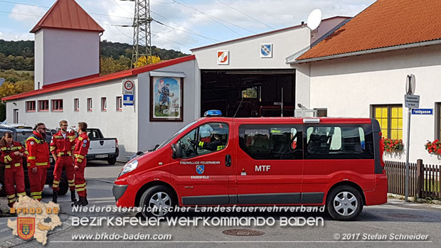 20171013 Grossangelegte Personensuche nach 29-jaehigen Vermissten in Enzesfeld-Lindabrunn  Foto: © Stefan Schneider BFK BADEN