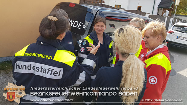 20171013 Grossangelegte Personensuche nach 29-jaehigen Vermissten in Enzesfeld-Lindabrunn  Foto: © Stefan Schneider BFK BADEN