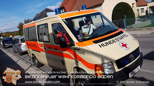 20171013 Grossangelegte Personensuche nach 29-jaehigen Vermissten in Enzesfeld-Lindabrunn  Foto: © Stefan Schneider BFK BADEN