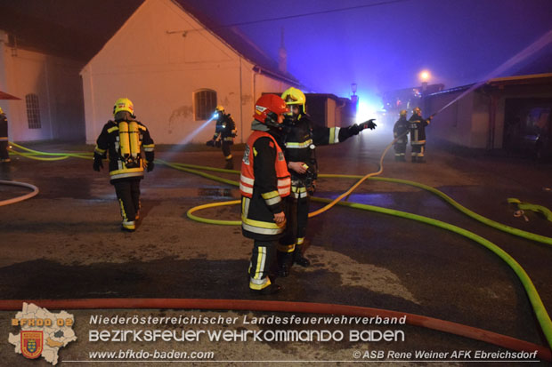 20171019 Dachstuhlbrand in Wampersdorf  Foto: ASB Rene Weiner AFK Ebreichsdorf